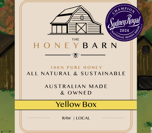 Award Winning - Raw Australian Yellow Box Honey